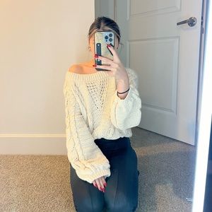 Express Balloon Sleeve Sweater
